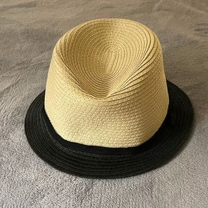 J.Crew Straw Packable Fedora Hat